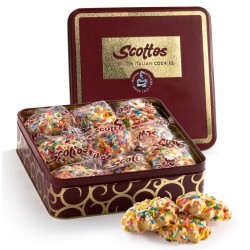 Pack of 18 Vanilla Cookies with Rainbow Sprinkles Individually Wrapped 